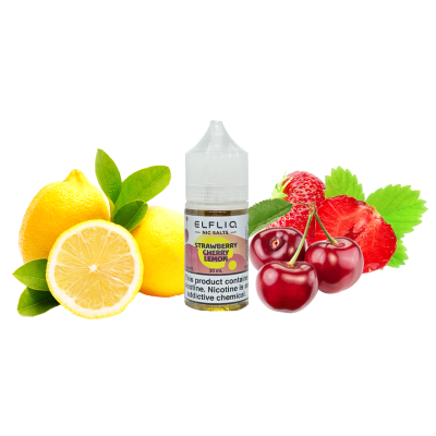 Рідина Elfliq Strawberry Cherry Lemon (Полуниця Вишня Лимон, 50 мг, 30 мл)