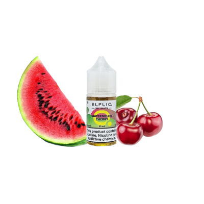 Рідина Elfliq Watermelon Cherry (Кавун Вишня, 50 мг, 30 мл)