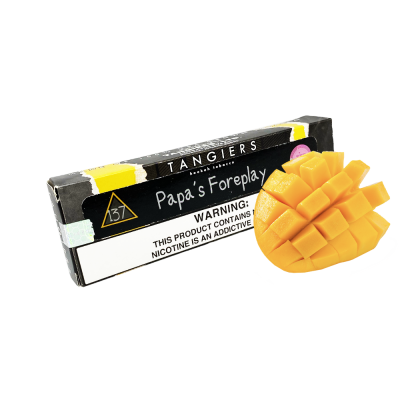 Табак Tangiers Noir №137 Papa's Foreplay (Папас форплей, 100 г) Чёрная упаковка
