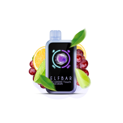 Elf Bar BC10000 Touch Citrus Grape (Цитрус Виноград) Одноразовий POD Elf Bar BC10000 Touch Citrus Grape (Цитрус Виноград) Одноразовий POD