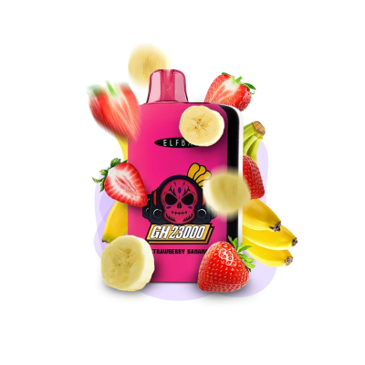 Elf Bar GH 23000 Strawberry Banana (Клубника Банан) Одноразовый POD