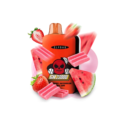 Elf Bar GH 23000 Strawberry Watermelon Bubble Gum (Клубника Арбуз Жвачка) Одноразовый POD