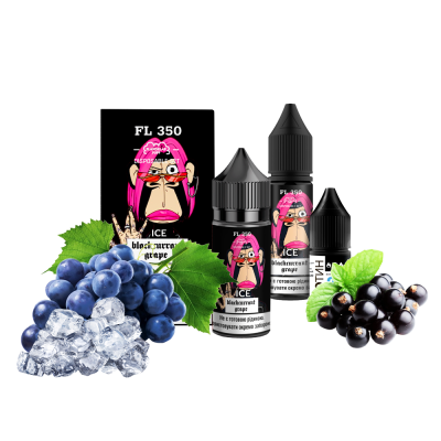 Набір для самозамішування Flavorlab FL350 Ice Black currant grape (Чорна смородина виноград лід, 50 мг, 30 мл)