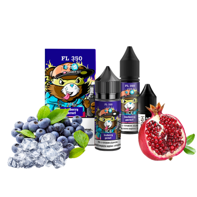 Набор для самозамеса Flavorlab FL350 Ice Blueberry garnett (Черника гранат лёд, 50 мг, 30 мл)