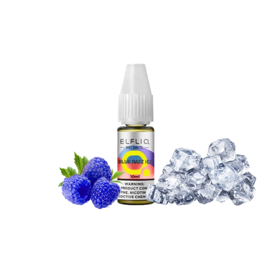 Жидкость Elfliq Blue Razz Ice (Блю Разз Айс, 50 мг, 10 мл)
