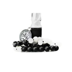 Персональний мундштук Personalka Stone з намистами з натурального каменю (Білий, Чорний) Персональний мундштук Personalka Stone з намистами з натурального каменю (Білий, Чорний)