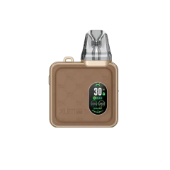 OXVA Xlim SQ Pro Kit 1200 Brown Leather (Коричнева шкіра, з картриджем) Багаторазовий POD