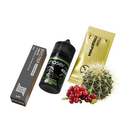 Набор для самозамеса Chaser Mix Cranberry Cactus Ultra (Клюква Кактус, 65 мг, 30 мл)