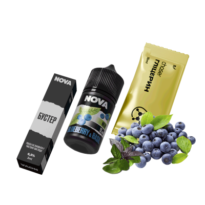 Набір для самозамішування Chaser Nova Blueberry&Basil Ultra (Чорниця Базилік, 65 мг, 30 мл)