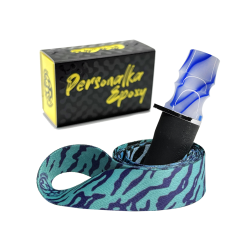 Персональний мундштук Personalka Epoxy Sakura (Білий із синім) Персональний мундштук Personalka Epoxy Sakura (Білий із синім)