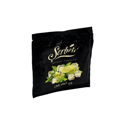 Тютюн Serbetli Lime Mint Ice (Лайм М'ята Лід, 100 г)