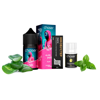 Набір для самозамішування Chaser Trends Aloe Mint (Алое М'ята, 50 мг, 30 мл)