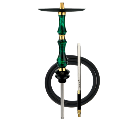 Кальян Sunpipe Odin Epoxy Royal Loki (зелений, базовий комплект)