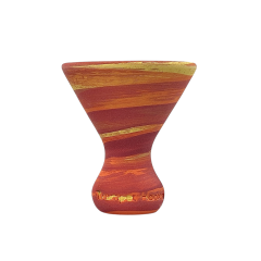 Глиняна чаша Trumpet Bell Жовто-рожева Глиняна чаша Trumpet Bell Жовто-рожева