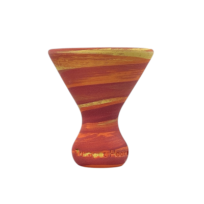 Глиняна чаша Trumpet Bell Жовто-рожева Глиняна чаша Trumpet Bell Жовто-рожева