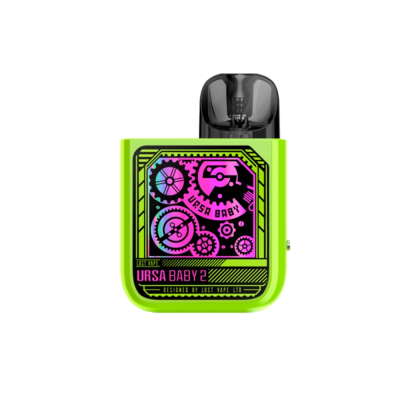 Lost Vape Ursa Baby 2 900 Pop Green x Time Gear (Зелений, з картриджем) Багаторазовий POD