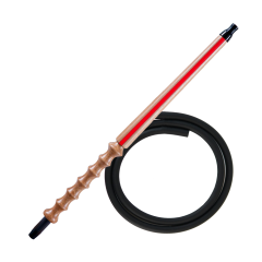 Мундштук для кальяну з дерева Karma Hookah Line Red + шланг Soft Touch (Червоний) Мундштук для кальяну з дерева Karma Hookah Line Red + шланг Soft Touch (Червоний)