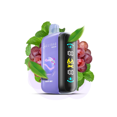 Elf Bar Raya D3 25000 Grape Mint (Виноград М'ята) Одноразовий POD Elf Bar Raya D3 25000 Grape Mint (Виноград М'ята) Одноразовий POD