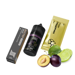 Набір для самозамішування Chaser Black Sour Plum Lime Ultra (Мультифрукт, 65 мг, 30 мл) Набір для самозамішування Chaser Black Sour Plum Lime Ultra (Мультифрукт, 65 мг, 30 мл)