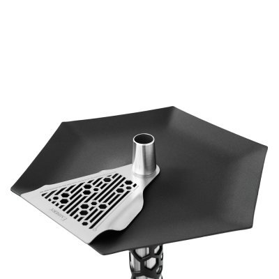 Кальян Embery Mono 4.0 Silver-Black (чорно-сріблястий, базовий комплект)