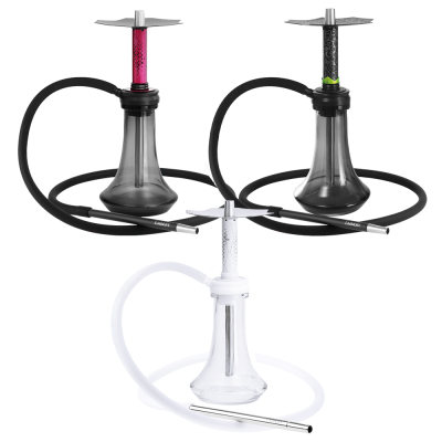 Кальян Embery MiniMONO 3.0 Silver Snow (білий, повний комплект)