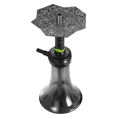 Кальян Embery MiniMONO 3.0 Graffiti (чёрный с узором, полный комплект)