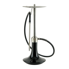 Кальян Oduman Cosmo Black Glass Silver Body (Металік, повний комплект) Кальян Oduman Cosmo Black Glass Silver Body (Металік, повний комплект)