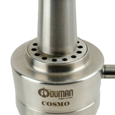 Кальян Oduman Cosmo Black Glass Silver/Black Body (Чорний, повний комплект) Кальян Oduman Cosmo Black Glass Silver/Black Body (Чорний, повний комплект)