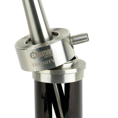 Кальян Oduman Infinity White Glass Silver Body (Металік, повний комплект) Кальян Oduman Infinity White Glass Silver Body (Металік, повний комплект)