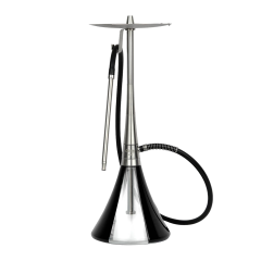 Кальян Oduman Orion Black Glass Silver Body (Металік, повний комплект) Кальян Oduman Orion Black Glass Silver Body (Металік, повний комплект)