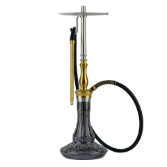 Кальян Oduman Sahra Black Glass Gold Body (Золотистий, повний комплект) Кальян Oduman Sahra Black Glass Gold Body (Золотистий, повний комплект)