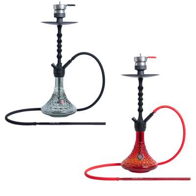 Кальян Amy Deluxe 072.01 PSMBK-RD (чёрный, полный комплект)