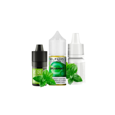Набір для самозамішування Elfliq Spearmint (М'ята, 50 мг, 30 мл)