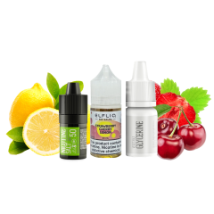 Набір для самозамішування Elfliq Strawberry Cherry Lemon (Полуниця Вишня Лимон, 50 мг, 30 мл) Набір для самозамішування Elfliq Strawberry Cherry Lemon (Полуниця Вишня Лимон, 50 мг, 30 мл)