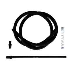 Мундштук для кальяну Yahya Soft Touch Black із силіконовим шлангом (Чорний, v2) Мундштук для кальяну Yahya Soft Touch Black із силіконовим шлангом (Чорний, v2)