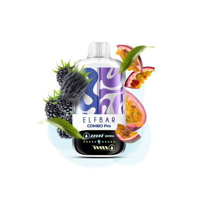 Elf Bar Combo Pro 30000 Blackberry & Passionfruit (Ежевика и Маракуйя) Одноразовый POD