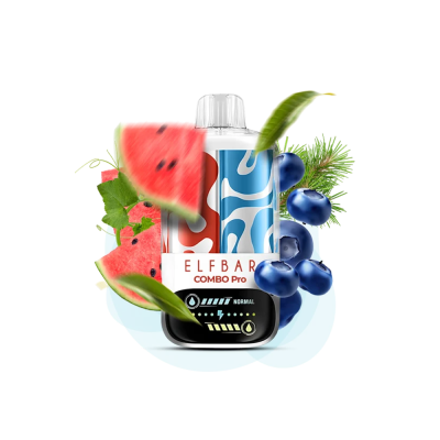 Elf Bar Combo Pro 30000 Watermelon Ice & Blueberry (Кавун Айс та Чорниця) Одноразовий POD Elf Bar Combo Pro 30000 Watermelon Ice & Blueberry (Кавун Айс та Чорниця) Одноразовий POD