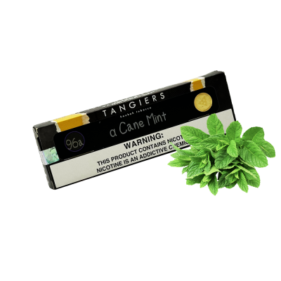 Табак Tangiers Burley Cane Mint Alpha (Кейн Минт Альфа, 100 г) Чёрная упаковка