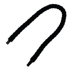 Геймерский гнущийся шланг для кальяна Black (Чёрный)