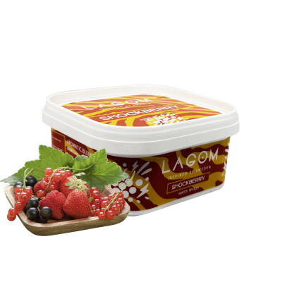 Тютюн Lagom Main Shockberry (Кислі Ягоди, 250 г)