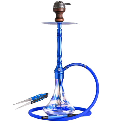 Кальян Yahya Nozzle Blue Full Version (синий, полный комплект)