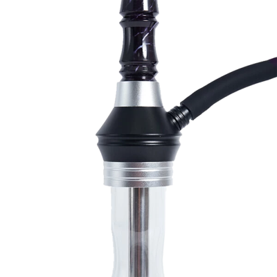 Кальян Yahya Ruddle Black (чёрный, полный комплект)