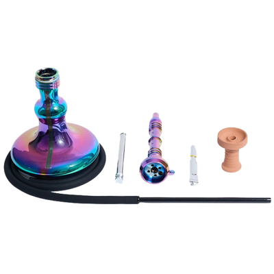 Кальян Yahya S200 Chameleon (чёрный, полный комплект)