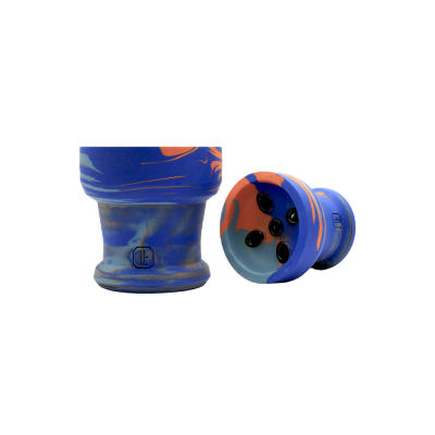 Глиняна чаша Lavart Nedra Alcedo (помаранчевий із синім)