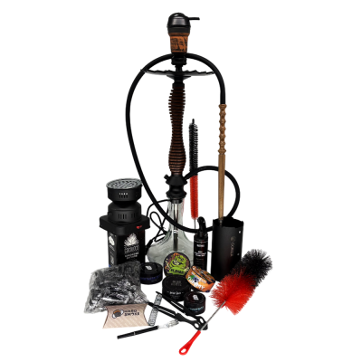 Набор Karma 3.0 Brown - кальян, аксессуары, табак