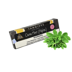 Табак Tangiers Noir Cane Mint Alpha (Кейн Минт Альфа, 100 г) Чёрная упаковка