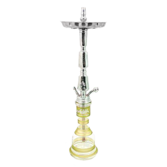 Кальян Khalil Mamoon Double Kamanja Silver (металевий, базовий комплект) Кальян Khalil Mamoon Double Kamanja Silver (металевий, базовий комплект)