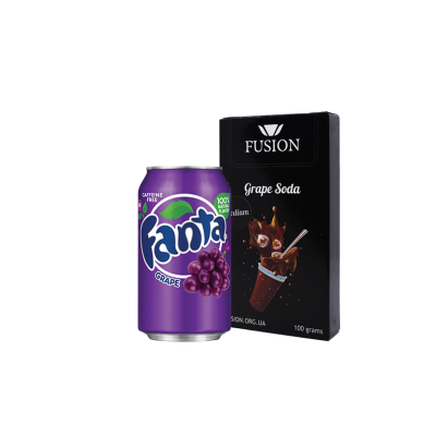 Тютюн Fusion Medium Grape Soda (Грейп сода, 100 г)