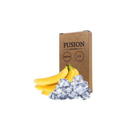 Табак Fusion Medium Ice Banana (Банан Лёд, 100 г)