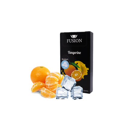 Тютюн Fusion Medium Ice Tangerine (Мандарин Лід, 100 г)